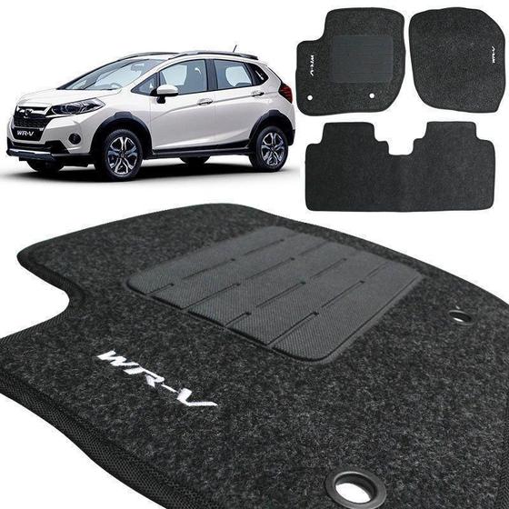 Imagem de Tapete Automotivo Honda Wrv Carpete Base Pinada