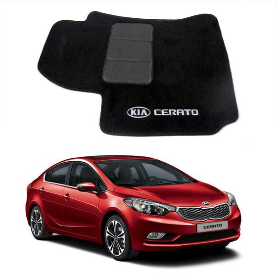 Imagem de Tapete Automotivo Kia Cerato Em Carpet Linha Luxo