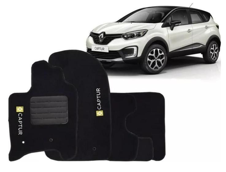 Imagem de Tapete Automotivo Renault Captur Carpete Somente Forração