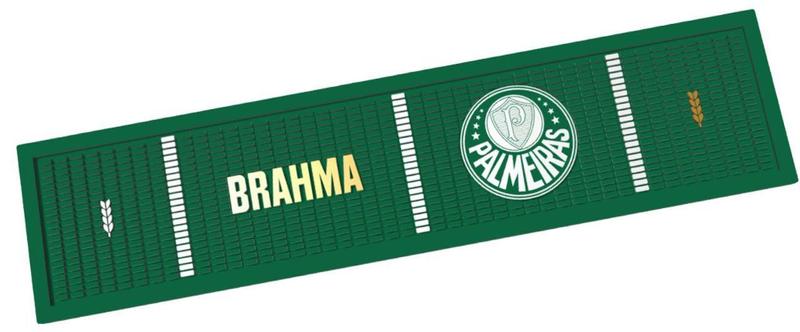 Imagem de Tapete Barmat Porta Copos Brahma Licenciado - Palmeiras - Globimport