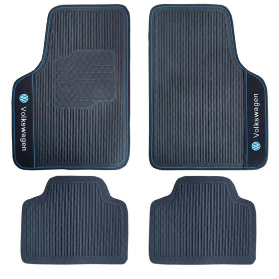 Tapete Borracha Volkswagen Golf Polo T-Cross Virtus Bordado Menor preço em Tapete Borracha Volkswagen Golf Polo T-Cross Virtus Bordado