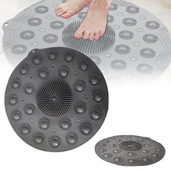 Tapete Box Lava Pé Antiderrapante Chuveiro Ventosa Banho Banheiro Vestiário Menor preço em Tapete Box Lava Pé Antiderrapante Chuveiro Ventosa Banho Banheiro Vestiário