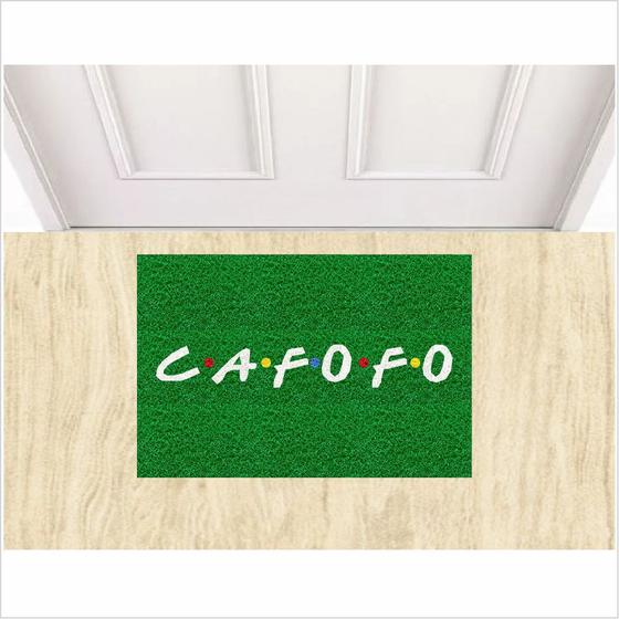 Imagem de Tapete cafofo verde bandeira 60x40 cm