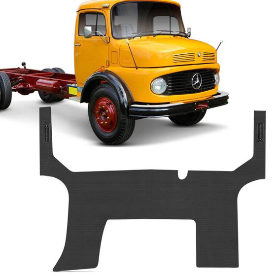 Tapete Caminhão Mercedes Benz 1113 1313 1318 1972 a 1989 Preto PVC 1 Peça Impermeável Menor preço em Tapete Caminhão Mercedes Benz 1113 1313 1318 1972 a 1989 Preto PVC 1 Peça Impermeável