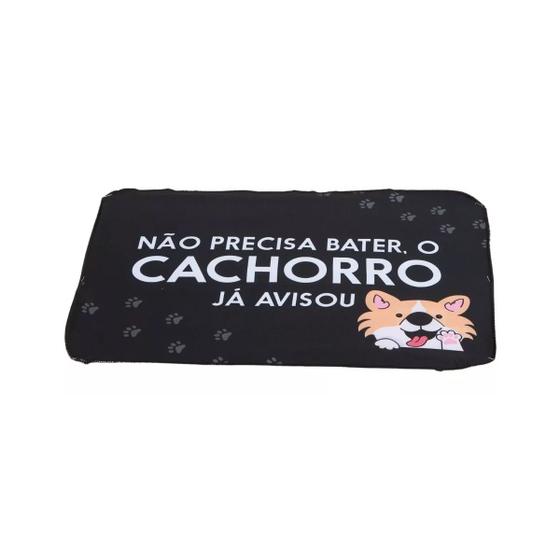 Imagem de Tapete Capacho De Entrada Funny Porta Cachorro Divertido