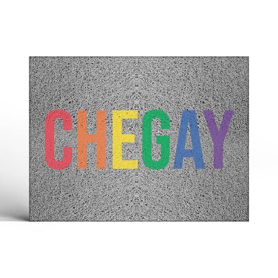 Imagem de Tapete Capacho Decorativo Chegay Letras Coloridas