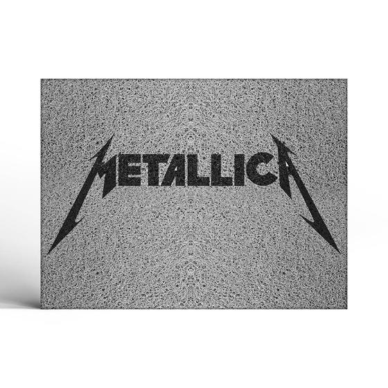 Imagem de Tapete Capacho Decorativo Metallica