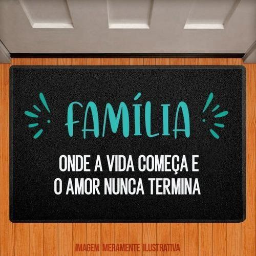 Imagem de Tapete Capacho - Família, Onde A Vida Começa 40X60