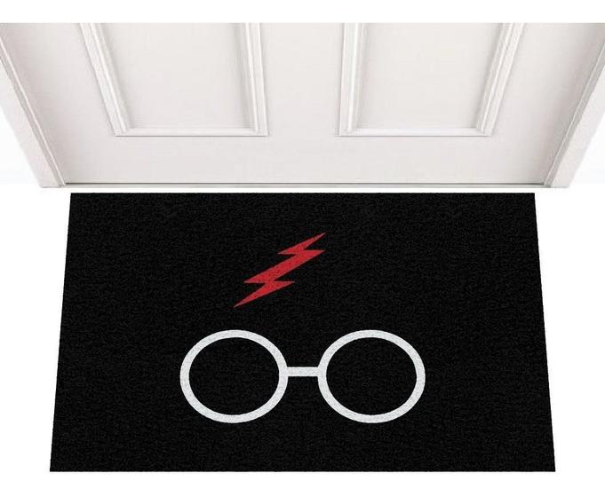 Tapete Capacho Limpe Sim Geek Harry Potter 60x40 Divertido Casa Lar Menor preço em Tapete Capacho Limpe Sim Geek Harry Potter 60x40 Divertido Casa Lar