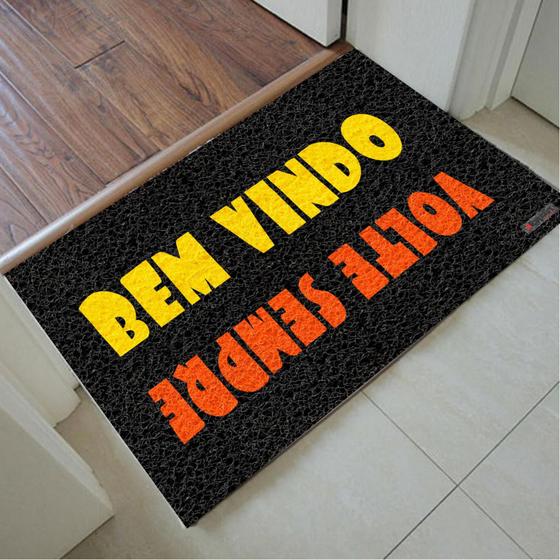 Imagem de Tapete Capacho Personalizado - Bem vindo, volte sempre 60x40