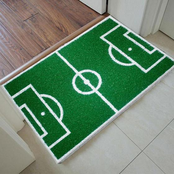 Imagem de Tapete Capacho Personalizado - Campo de futebol 60x40