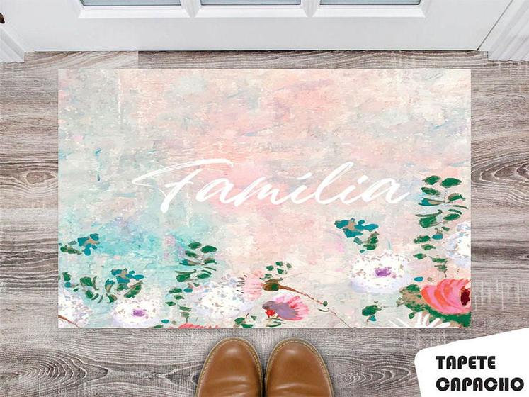 Imagem de Tapete Capacho Personalizado Familia Floral Colors