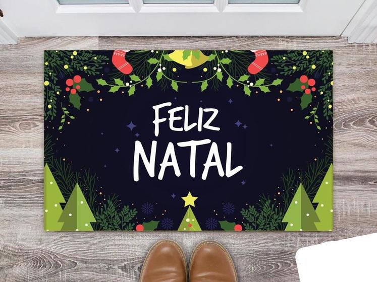 Imagem de Tapete Capacho Personalizado Feliz Natal