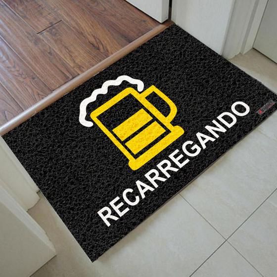 Imagem de Tapete Capacho Personalizado - Recarregando 60x40