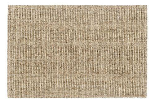 Imagem de Tapete Capacho Retangular Liso Sisal Bege 0,4x0,6m Apaeb