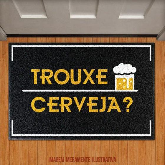 Imagem de Tapete Capacho - Trouxe Cerveja Pint 40x60