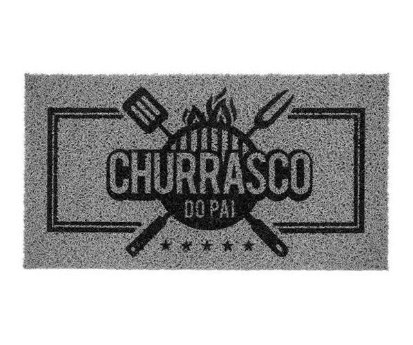 Imagem de Tapete Capacho Vinil Churrasco Do Pai 75x40 Home Kapazi