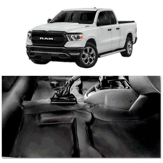 Imagem de Tapete carpete emborrachado luxo Dodge Ram 1500 2022/23