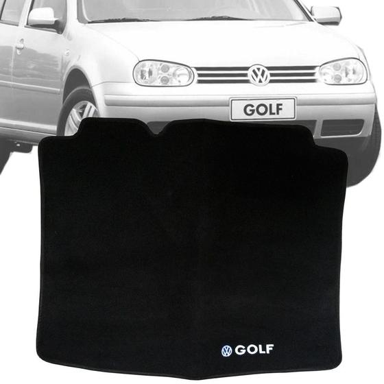 Imagem de Tapete Carpete Porta Malas Bordado Volkswagen Golf 2000 Até 2007