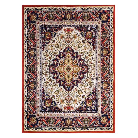 Tapete Clássico Oriental Barroco 250X350 Cm Medalhao Persa Menor preço em Tapete Clássico Oriental Barroco 250X350 Cm Medalhao Persa