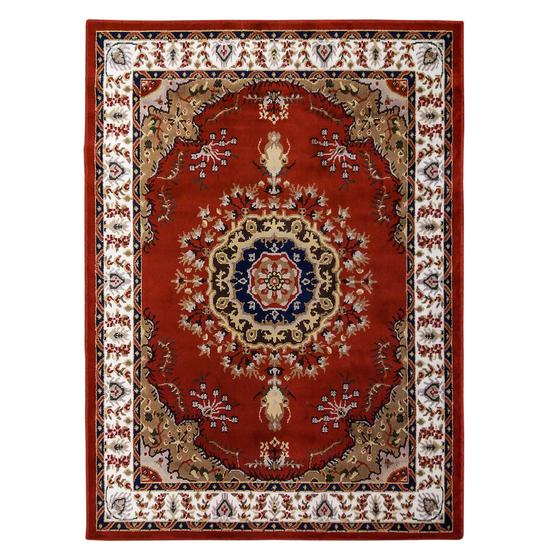 Imagem de Tapete Classico Oriental Vermelho 200X250 Cm Medalhão Persa 