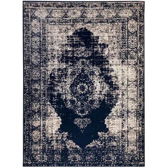 Imagem de Tapete Classico Vintage Reload 100X150 Cm Azul Tpo Persa