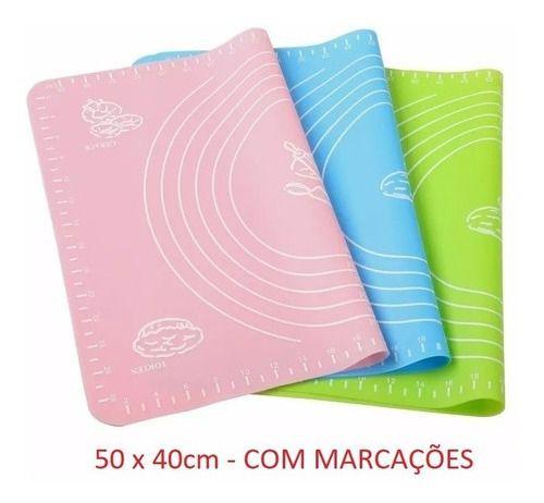 Imagem de Tapete Culinário De Silicone Antiaderente Para Abrir Massa