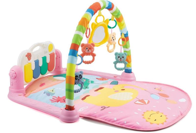 Imagem de Tapete De Atividade Infantil Para Bebê Color Baby Rosa 2M+