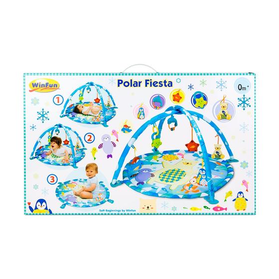 Imagem de Tapete De Atividades Bebê Yes Toys Winfun Festa Polar