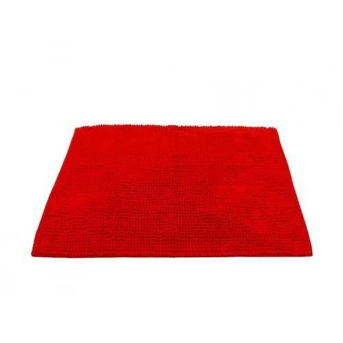 Imagem de Tapete de Banheiro Bolinha Microfibra Vermelho 38x58 cm