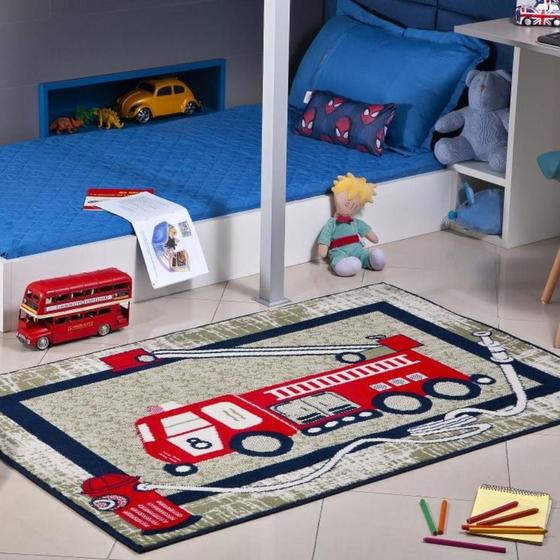 Imagem de Tapete De Banheiro Persa Infantil Estampado 80 Cm x 50 Cm 