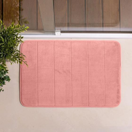 Imagem de Tapete  De Banheiro Super Soft 60 X 40 Rose Camesa