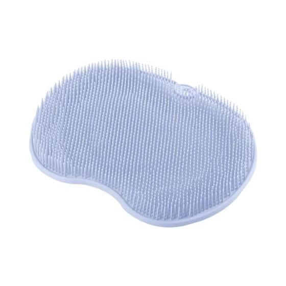 Imagem de Tapete de Banho de Silicone Antiderrapante - Esfoliante para os Pés com Massagem