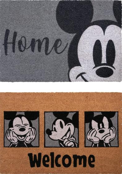 Imagem de Tapete de capacho Gertmenian Disney Mouse Coir Mouse 20x34cm, pacote com 2