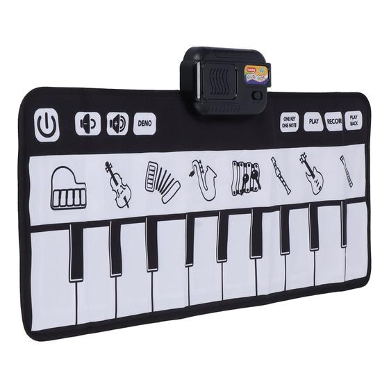 Imagem de Tapete de música Zerodis Musical Piano 80x30cm com 10 teclas e 8 sons