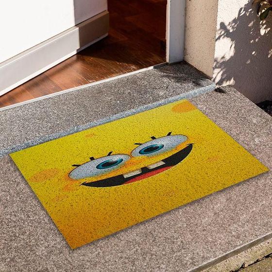 Imagem de Tapete De Porta Capacho Divertido  Bob Sponja