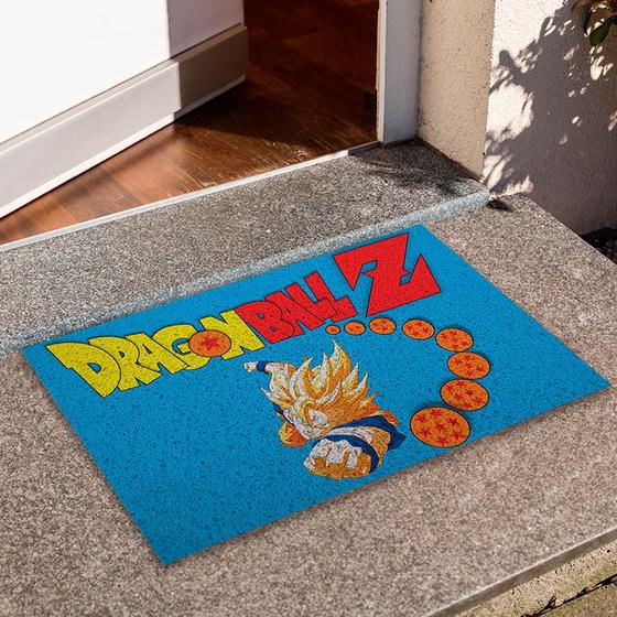 Imagem de Tapete De Porta Capacho Divertido  Dragon Ball Z Esferas Do Dragão