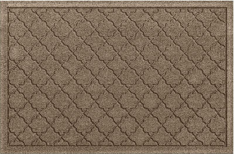 Imagem de Tapete de porta com piso de bangalô Waterhog Cordova 60x90cm Khaki