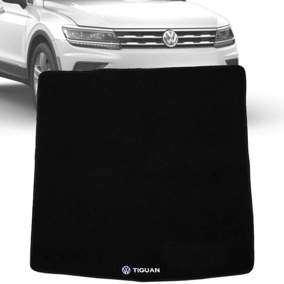 Imagem de Tapete de Porta Malas Tiguan 11-12 Carpete Luxo 11mm Preto