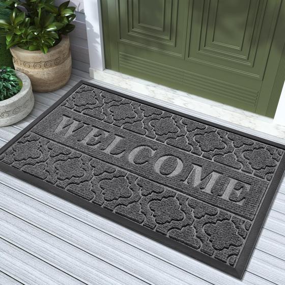 Imagem de Tapete de porta Yimobra Welcome Heavy Duty Durable 75x45cm