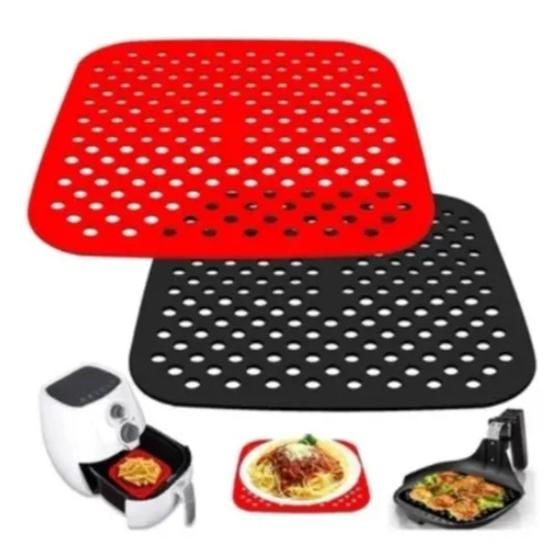 Tapete de Silicone Air Fryer Antiaderente Não Gruda CLINK Tapete