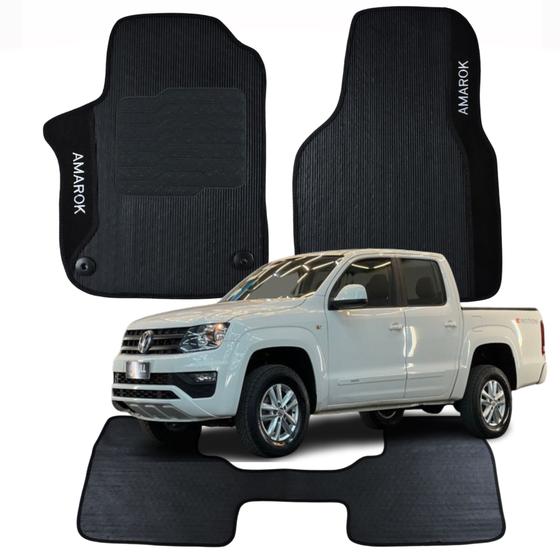 Imagem de Tapete Emborrachado Próprio Pra Autos Volkswagen Amarok 2010 a 2021 - V5720