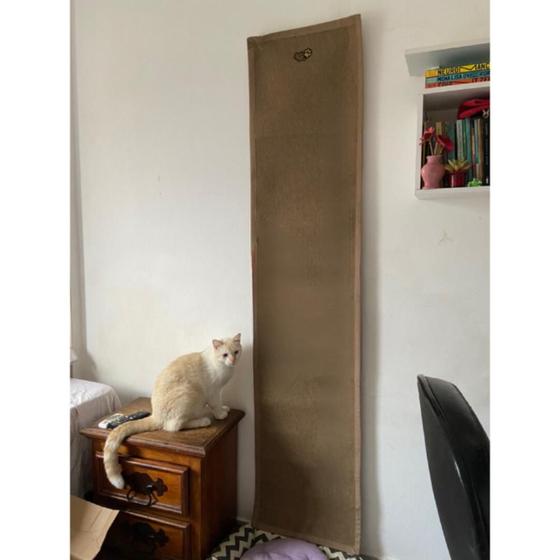 Imagem de Tapete Escalador Arranhador Para Gatos  Moveis E Paredes Fixo