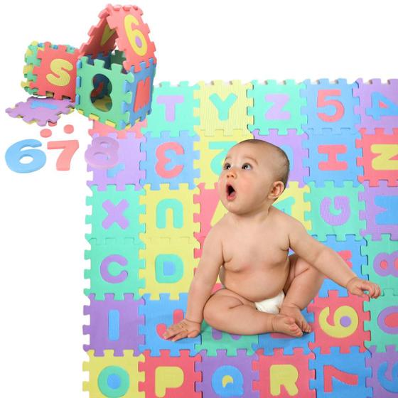 Imagem de Tapete EVA Jogo de Montar para bebês e criança Com Inmetro