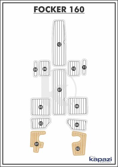 Tapete EVA Soft Tech para Focker 160 - Plataforma Menor preço em Tapete EVA Soft Tech para Focker 160 - Plataforma