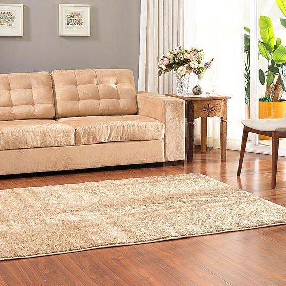 Tapete Felpudo Classic Casa Dona Bege 100cm x 150cm Menor preço em Tapete Felpudo Classic Casa Dona Bege 100cm x 150cm