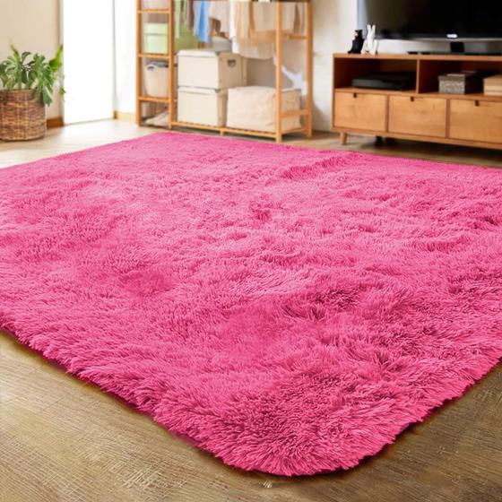 Imagem de Tapete Felpudo LOCHAS Ultra Soft Rosa Pink - 160x230cm