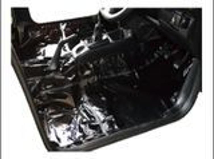 Imagem de Tapete forração protetora para assoalho da HILUX 2012/2018 CAB DUPLA em Vinil Verniz Impermeável