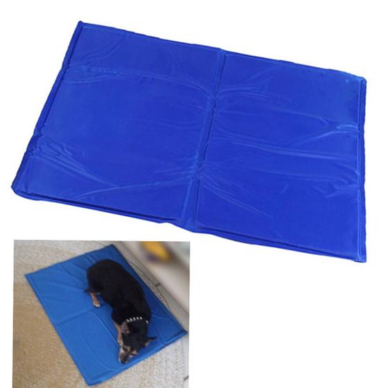 Imagem de Tapete Gelado Cachorro Cao Gato Pet 50x65cm Refrescante Animal de Estimaçao Confortavel Macio Verao Calor Alta Temperatura Dia Quente Resistente