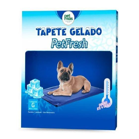 Imagem de Tapete Gelado Petfresh Para Cães Petmais Tamanho G 90X45Cm